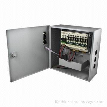 12V DC/10A 8CH Uninterruptible Power Supply, Over-current and Short-circuit Protections
